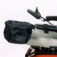 Cane & Crutch Holder, Rear Mount, Single, 3"